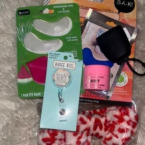 Nurse week Masks and Nurse Badge Reel Set